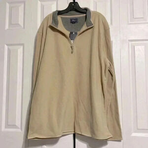 Bass mens tan fleece shirt XXL